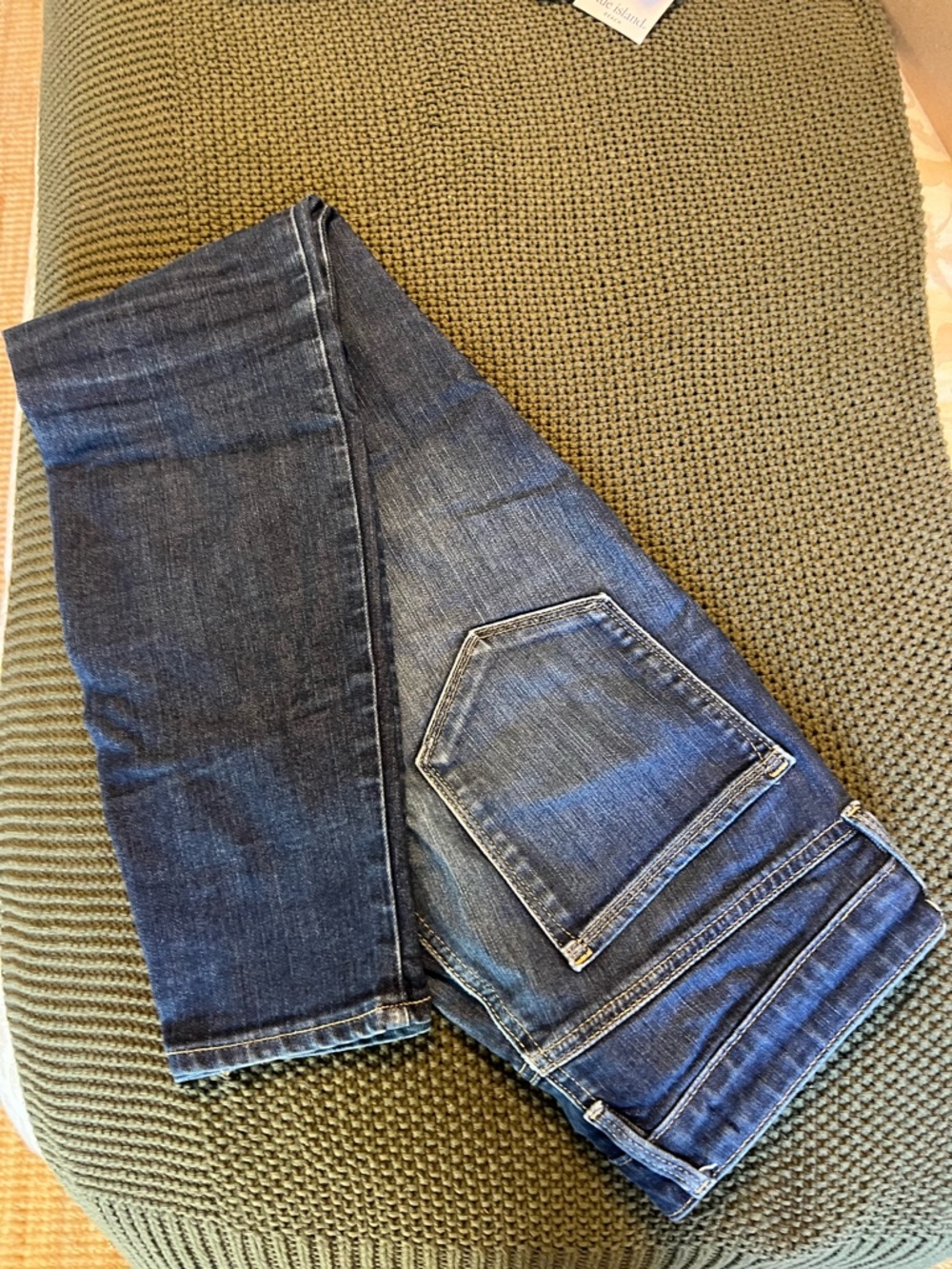 Athleta Straight-Leg / Skinny Jeans in Dark Blue Wash - Picture 2 of 6